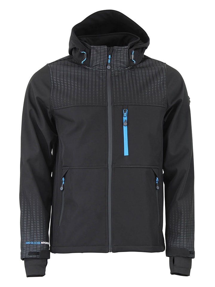 Peak Mountain Kurtka softshellowa "Cabra" w kolorze czarnym rozmiar: XL