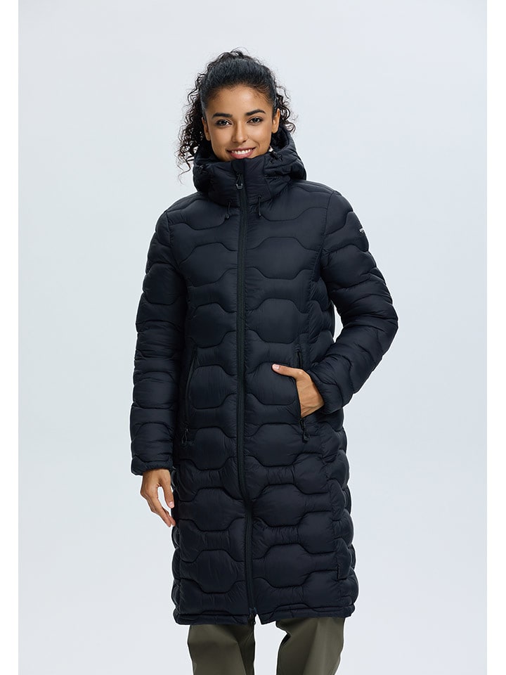 Icepeak Płaszcz pikowany "Bandis" w kolorze czarnym rozmiar: 44