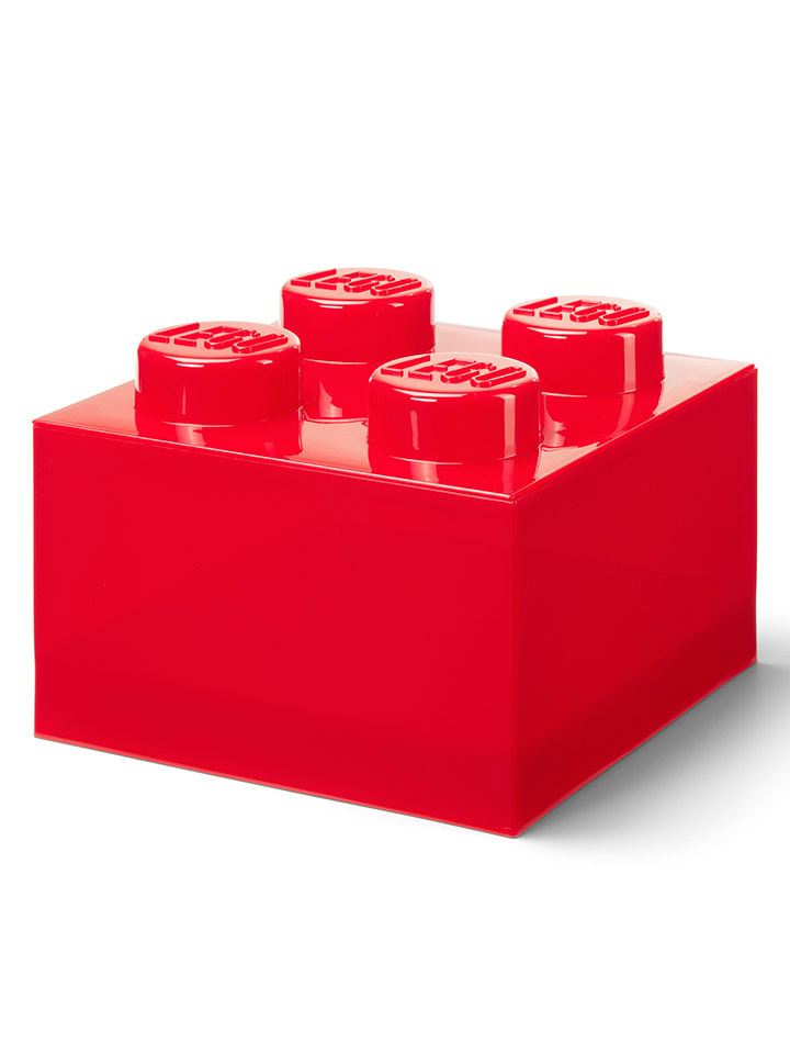 LEGO Pojemnik "Brick 4" w kolorze czerwonym - 25 x 18 x 25 cm rozmiar: onesize