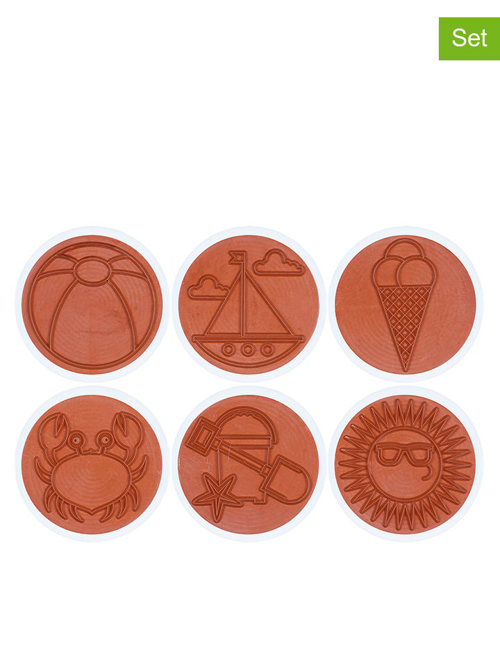 SUNNYSUE 6-częściowy zestaw stempli - 3+ rozmiar: onesize