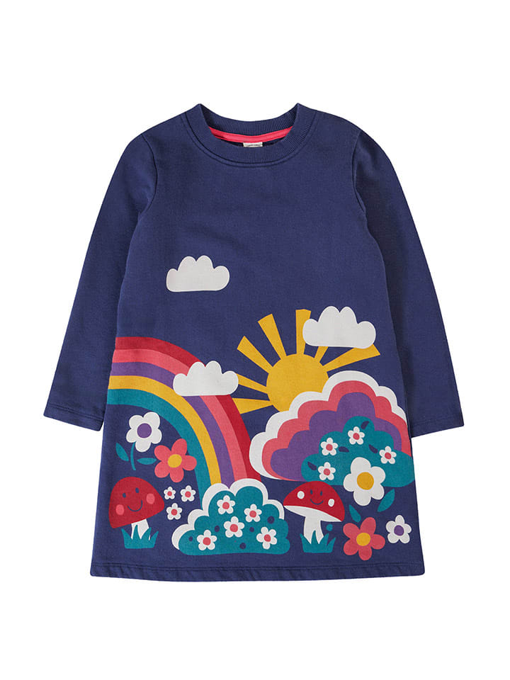 Frugi Sukienka "Kari" w kolorze granatowym rozmiar: 128/134