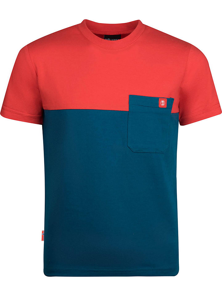 Trollkids Koszulka funkcyjna "Bergen" w kolorze granatowym rozmiar: 176