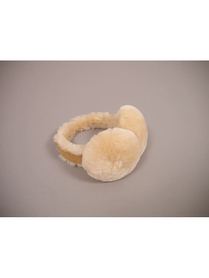 Kaiser Naturfellprodukte Nauszniki w kolorze beżowym rozmiar: onesize