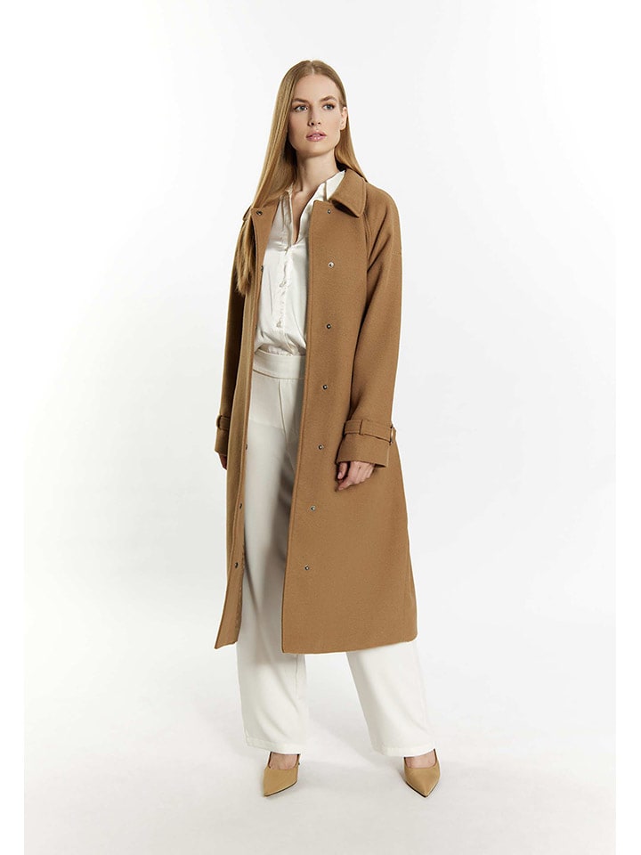 Schmuddelwedda Płaszcz przejściowy w kolorze jasnobrązowym rozmiar: XXL