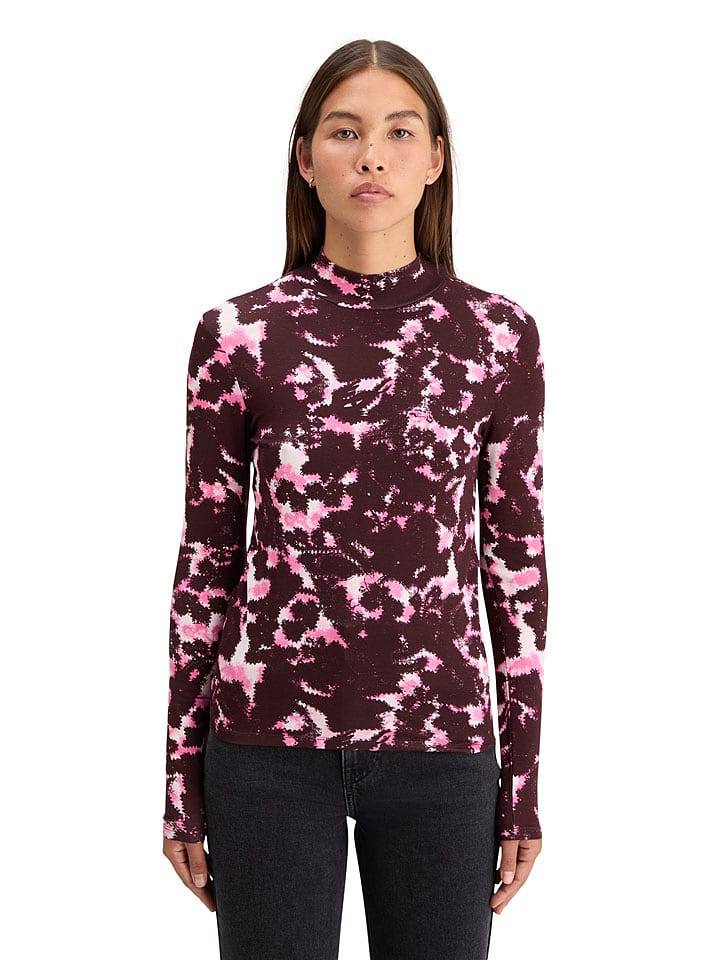 Scotch & Soda Koszulka w kolorze bordowo-różowym rozmiar: XL