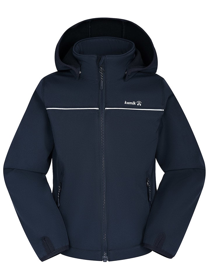 Kamik Kurtka softshellowa "Jarvis" w kolorze granatowym rozmiar: 110