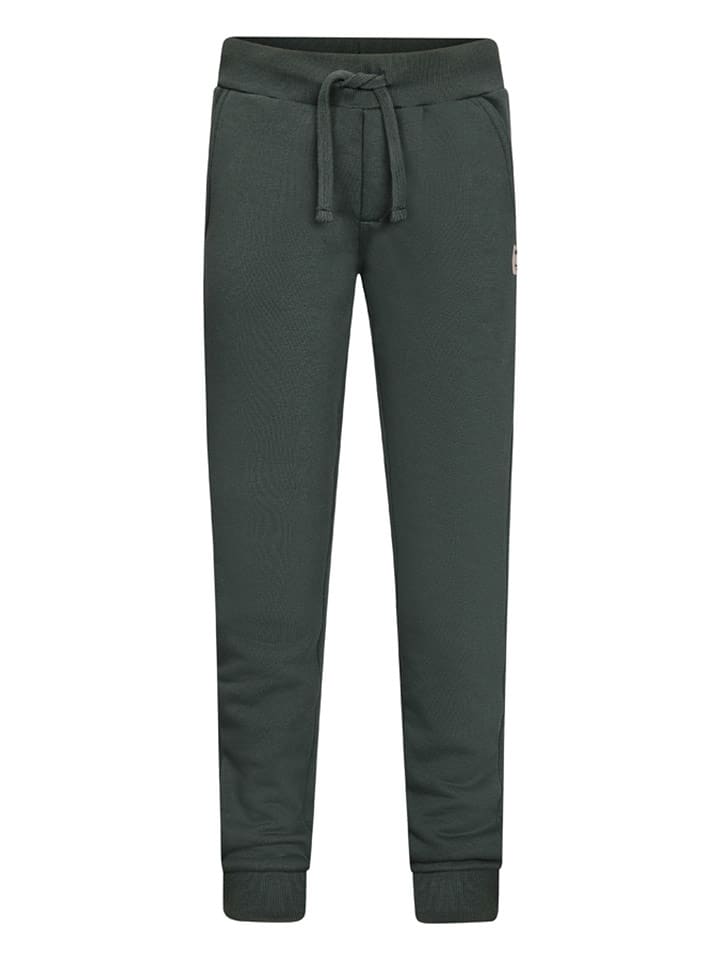 Retour Spodnie dresowe "Enok" w kolorze zielonym rozmiar: 122/128