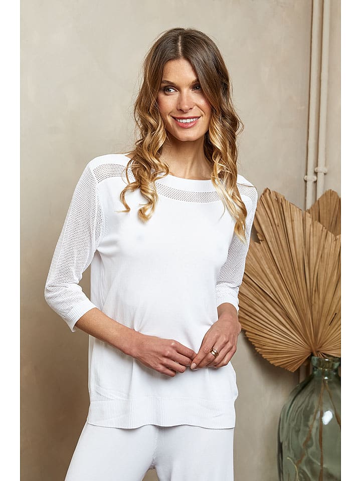 Joséfine Koszulka "Alison" w kolorze białym rozmiar: L