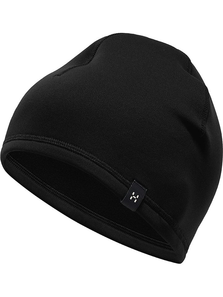 Haglöfs Czapka beanie "Betula" w kolorze czarnym rozmiar: S/M