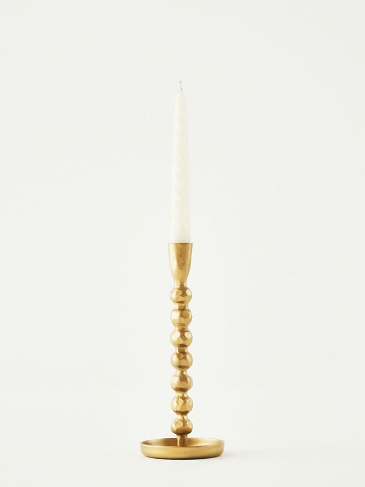 BELLA MAISON Świecznik "Sofya" w kolorze złotym - wys. 22,5 x Ø 9 cm rozmiar: onesize