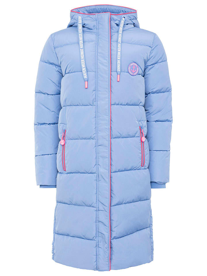 Zwillingsherz Płaszcz pikowany w kolorze błękitnym rozmiar: M