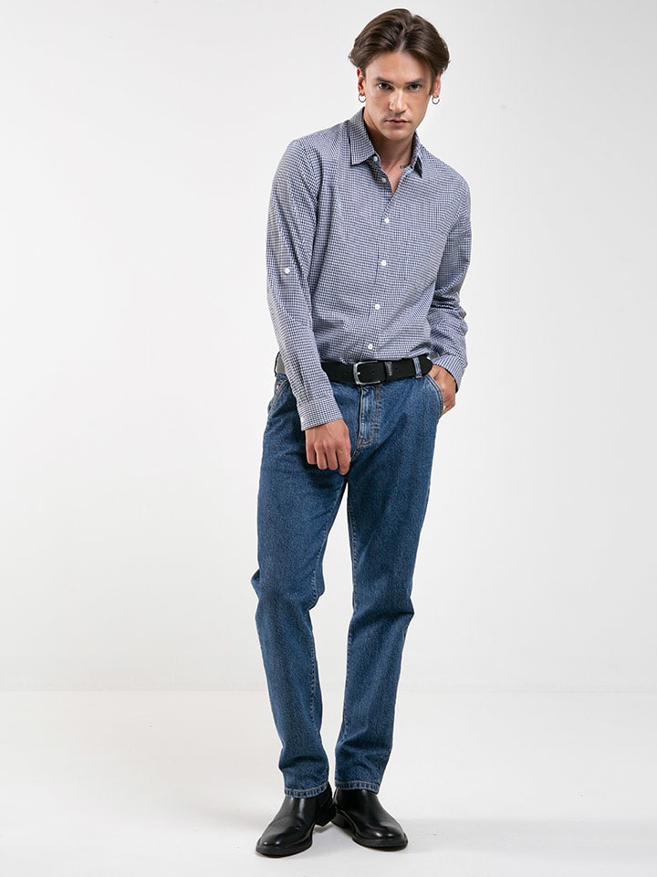 BIG STAR Koszula - Regular fit - w kolorze granatowym rozmiar: M