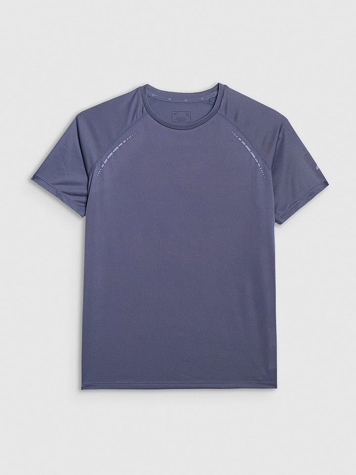 4F Koszulka sportowa w kolorze niebieskoszarym rozmiar: L