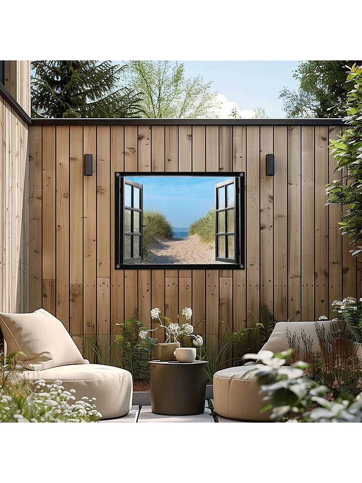 Orangewallz Zewnętrzny druk artystyczny "Beach View" rozmiar: 50x70 cm