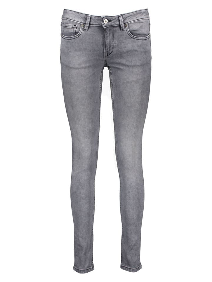 Pepe Jeans Dżinsy "Pixie" - Skinny fit - w kolorze jasnoszarym rozmiar: W29/L32