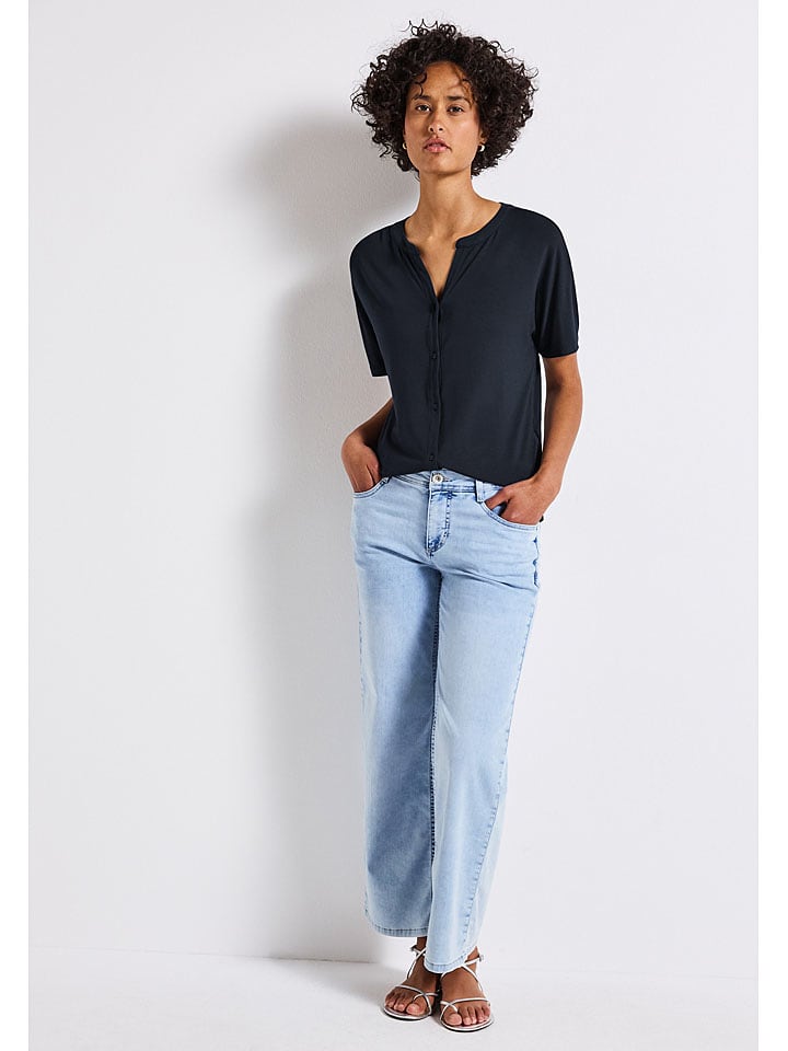 Street One Bluzka w kolorze granatowym rozmiar: 38