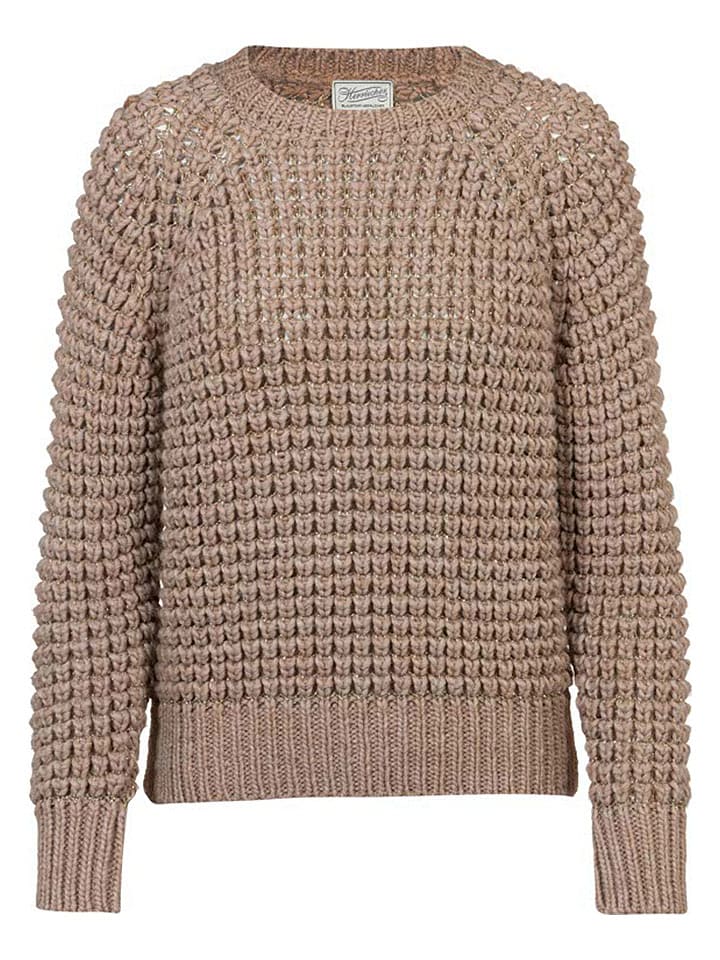 Herrlicher Sweter "Narlina" w kolorze beżowym rozmiar: M