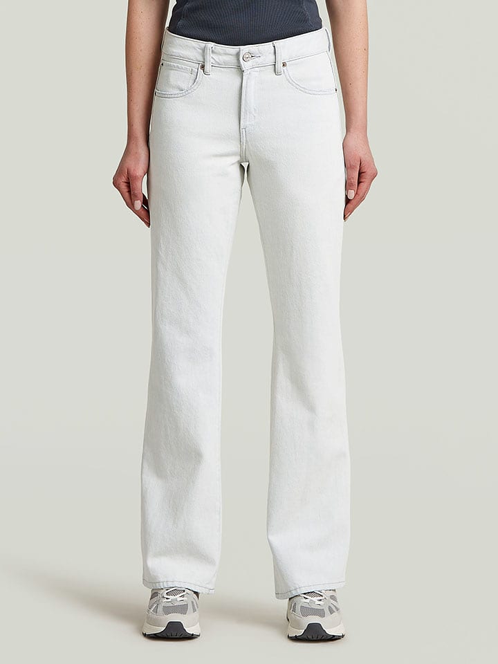 G-Star Dżinsy - Comfort fit - w kolorze białym rozmiar: W27/L30