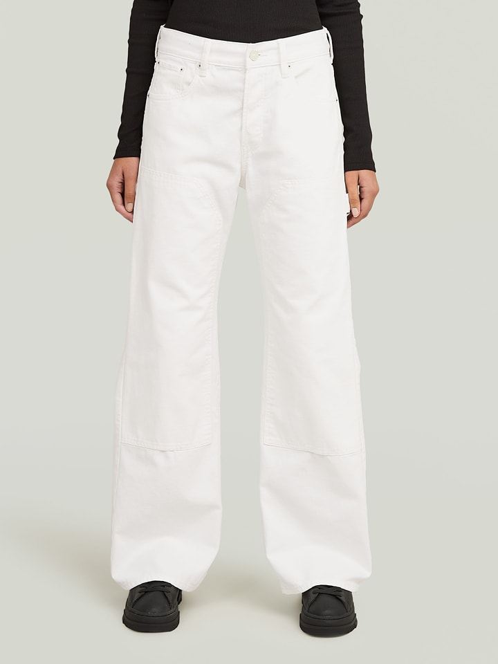 G-Star Dżinsy - Loose fit - w kolorze białym rozmiar: W32/L34