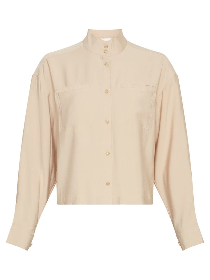 MOSS COPENHAGEN Bluzka w kolorze beżowym rozmiar: XS/S