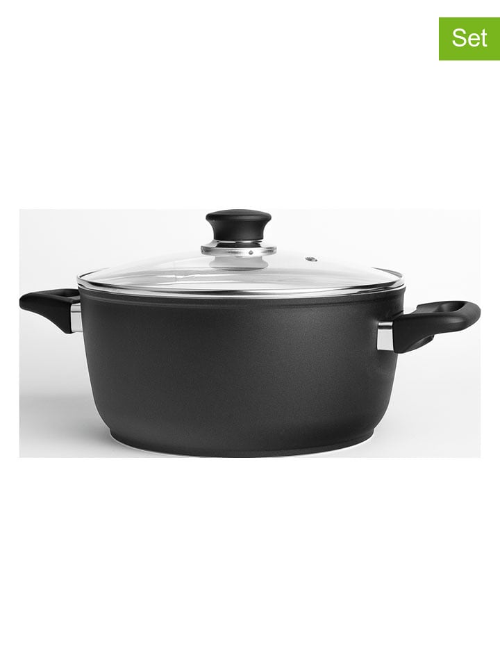 Zwilling 2-częściowy zestaw "Ballarini" w kolorze czarnym - Ø 16 cm rozmiar: onesize