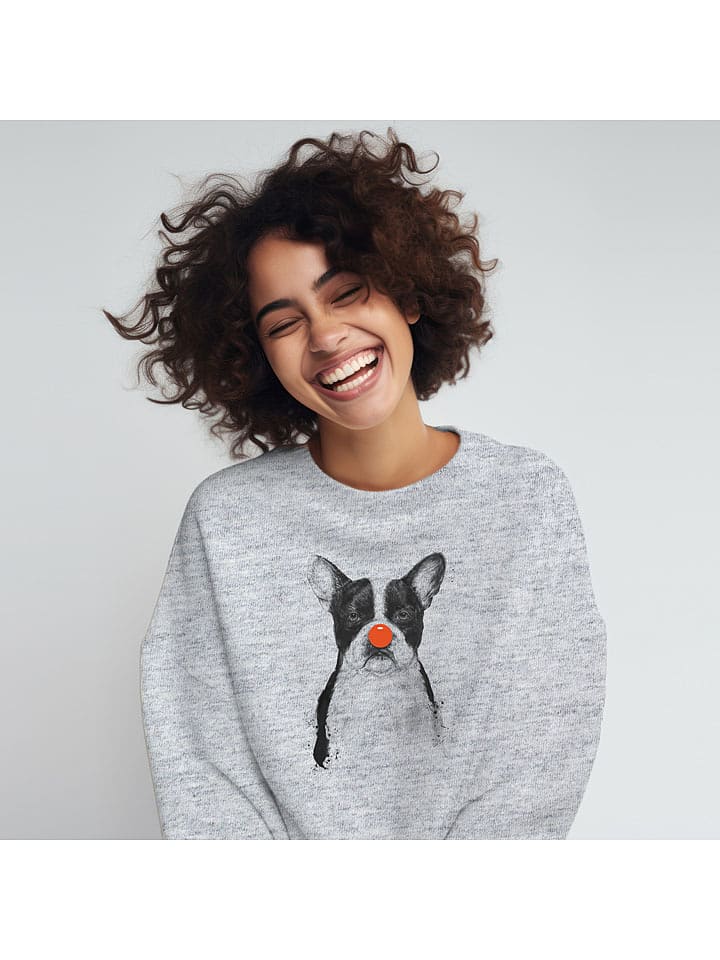 WOOOP Bluza "I´m not your clown" w kolorze szarym rozmiar: XXL