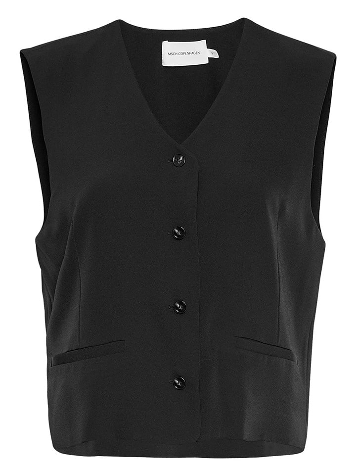 MOSS COPENHAGEN Kamizelka "Nichelle" w kolorze czarnym rozmiar: M
