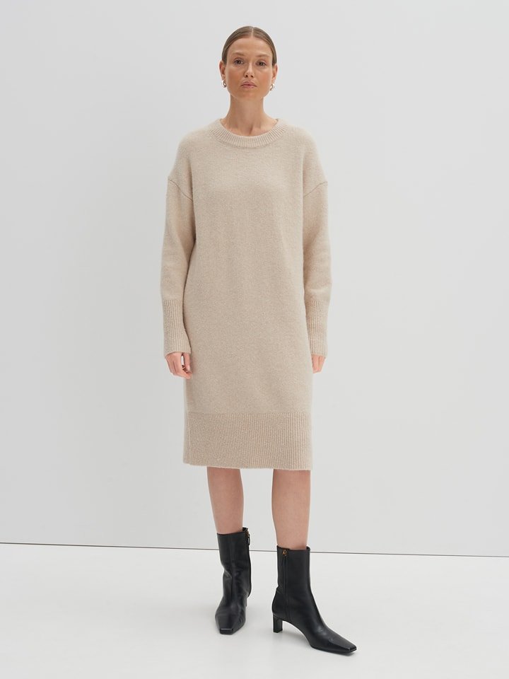 Someday Sukienka dzianinowa w kolorze beżowym rozmiar: 42