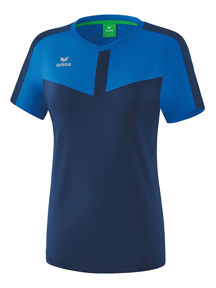 erima Koszulka sportowa "Squad" w kolorze niebiesko-granatowym rozmiar: 40