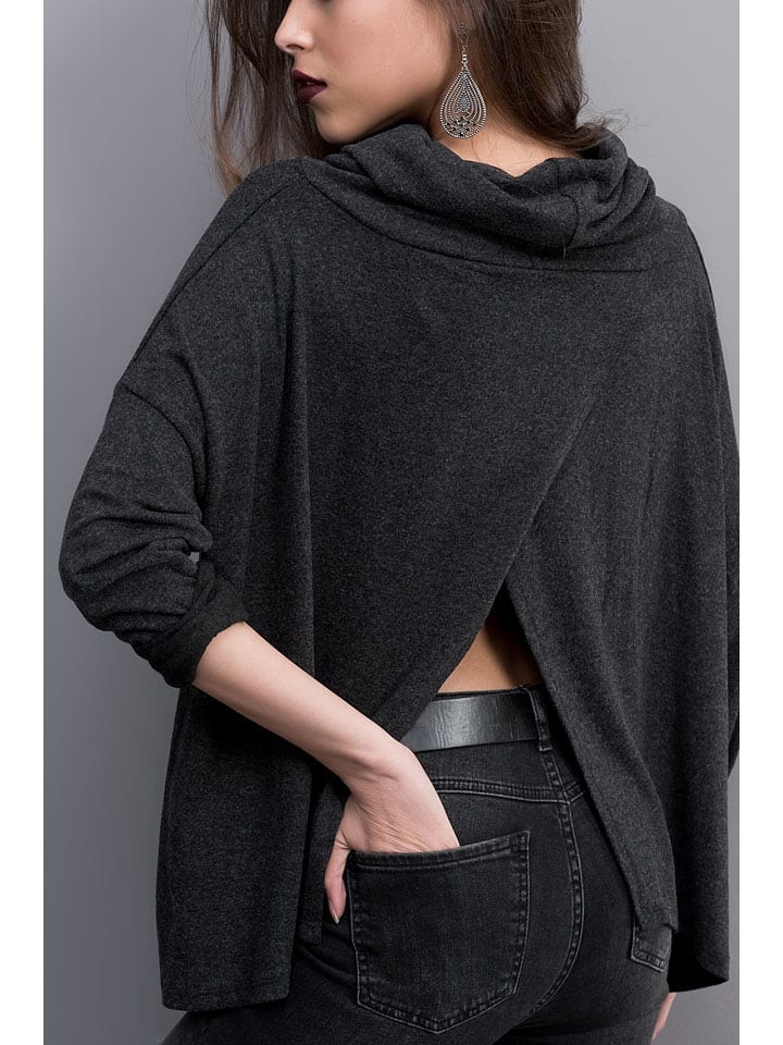 Milan Kiss Bluzka w kolorze antracytowym rozmiar: M