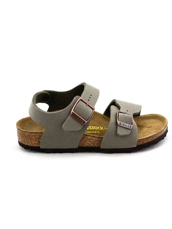 Birkenstock Sandały "New York" w kolorze szarym rozmiar: 33