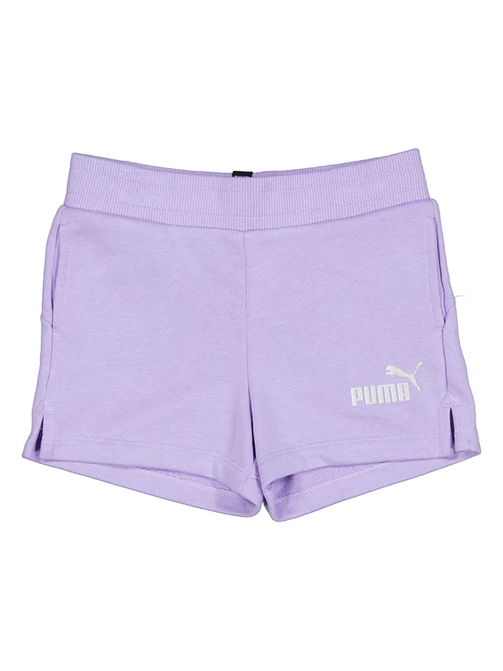 Puma Szorty dresowe "Essential" w kolorze fioletowym rozmiar: 92