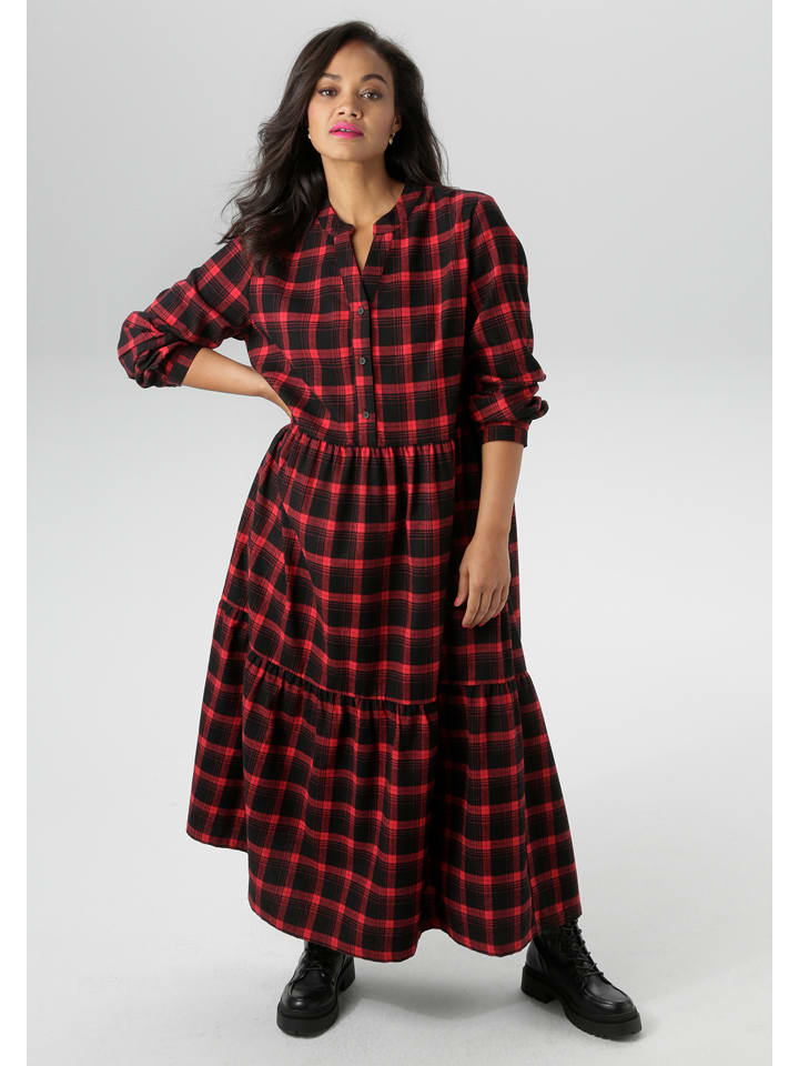Aniston Sukienka w kolorze czerwono-czarnym rozmiar: 46