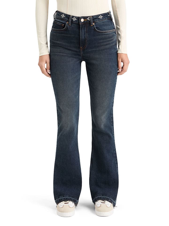 Scotch & Soda Dżinsy - Flared fit - w kolorze granatowym rozmiar: W28/L32