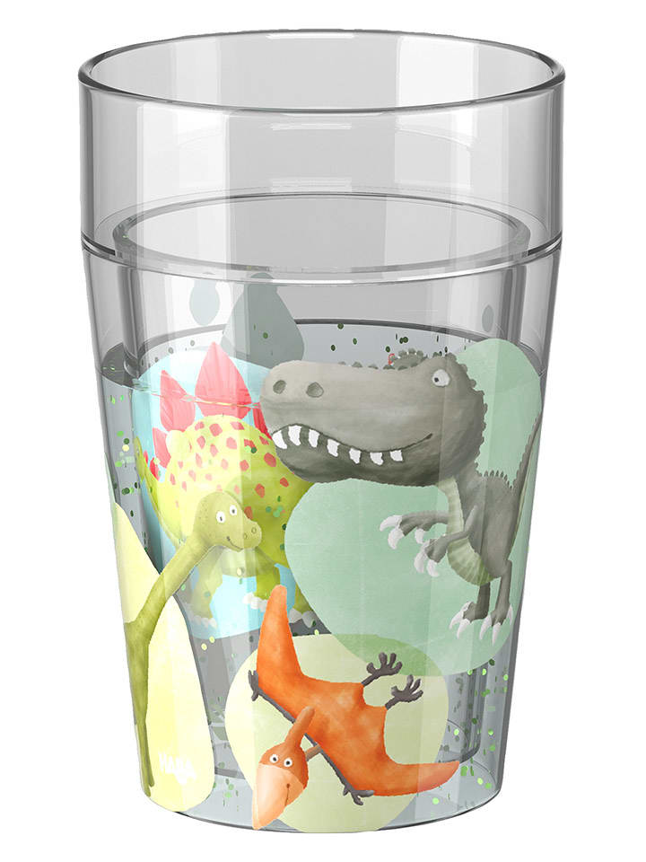 Haba Brokatowy kubek "Dinos" ze wzorem - 12 m+ rozmiar: onesize