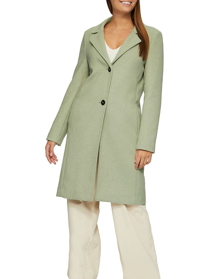 s.Oliver Płaszcz przejściowy w kolorze miętowym rozmiar: 46