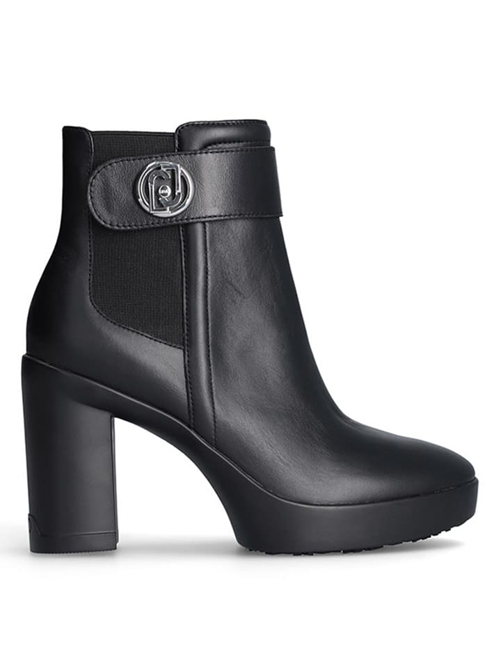 Liu Jo Skórzane botki w kolorze czarnym rozmiar: 41