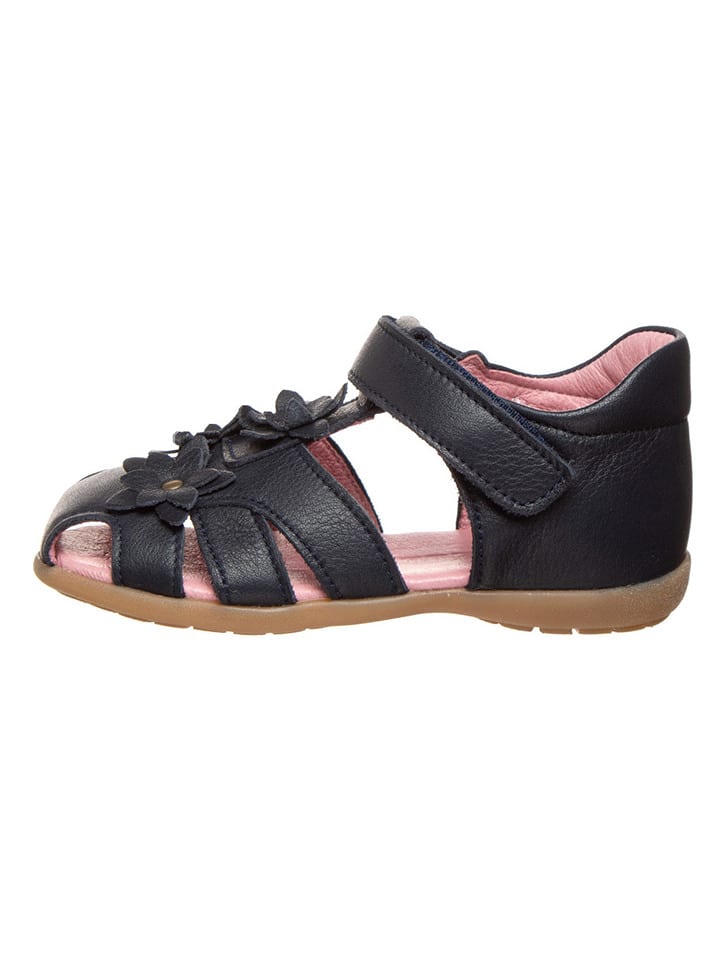 BO-BELL Skórzane półsandały w kolorze granatowym rozmiar: 26