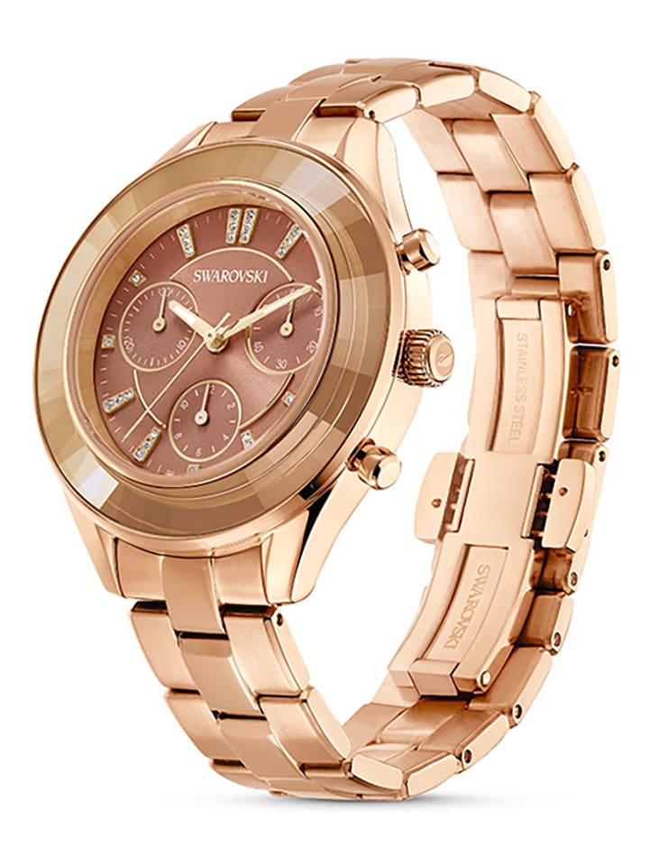 Swarovski Chronograf w kolorze złotym rozmiar: onesize