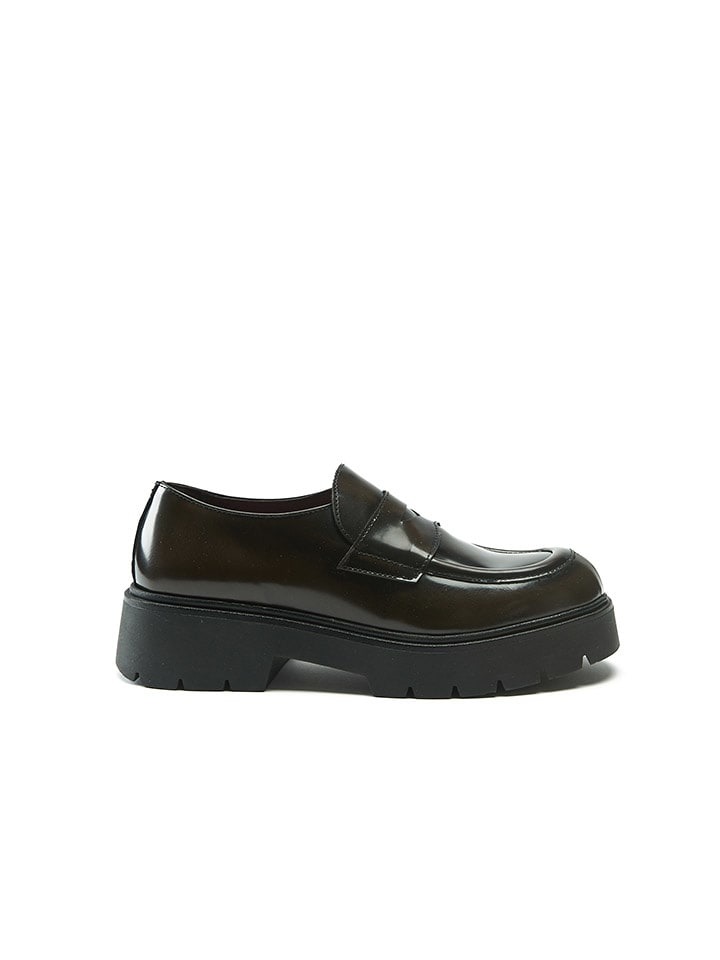 Frank Daniel Skórzane mokasyny w kolorze brązowym rozmiar: 36