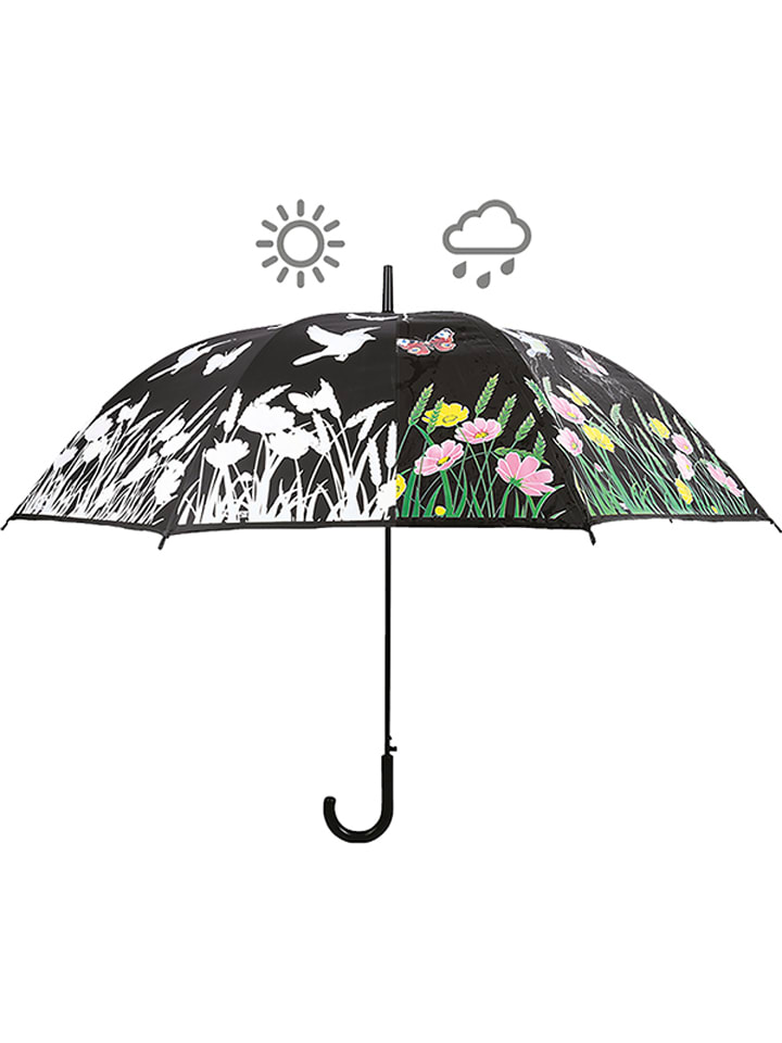 Le Monde du Parapluie Parasol w kolorze czarnym ze wzorem - Ø 116,5 cm rozmiar: onesize