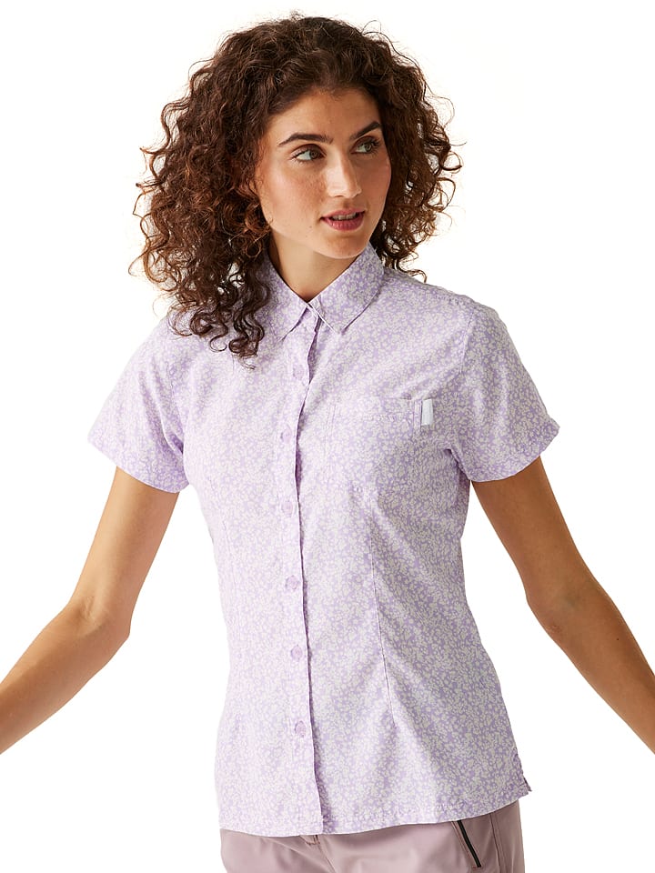 Regatta Koszula funkcyjna "Mindano VIII" w kolorze fioletowym rozmiar: 46