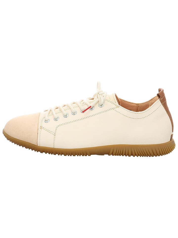 Think! Skórzane sneakersy w kolorze kremowo-jasnobrązowym rozmiar: 46,5