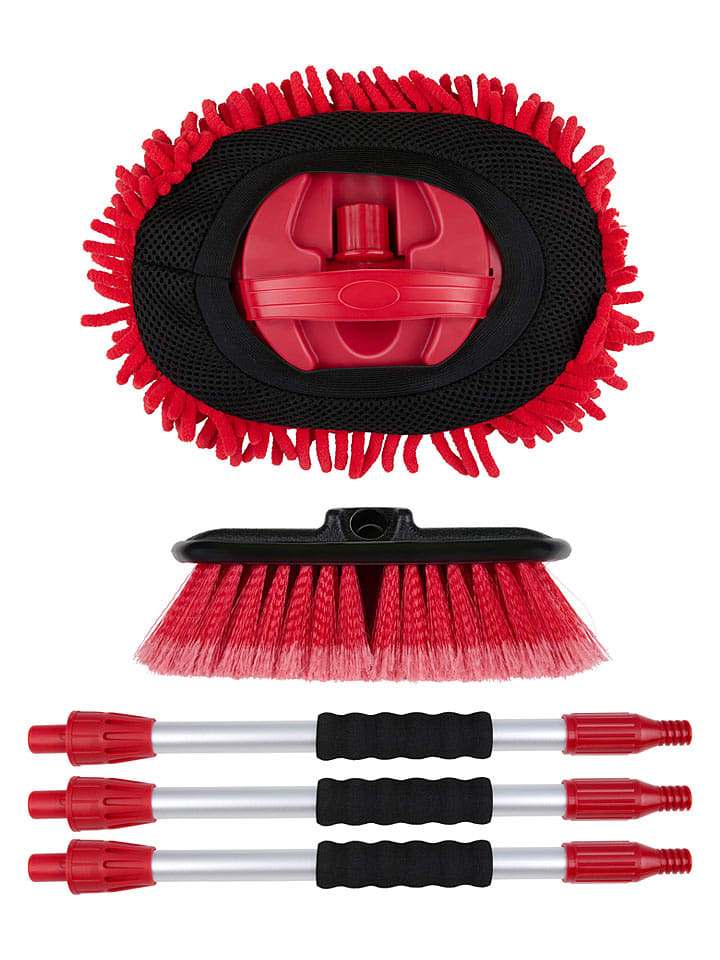 Dirt Devil Szczotka w kolorze czerwonym do mycia samochodu - dł. 150 cm rozmiar: onesize