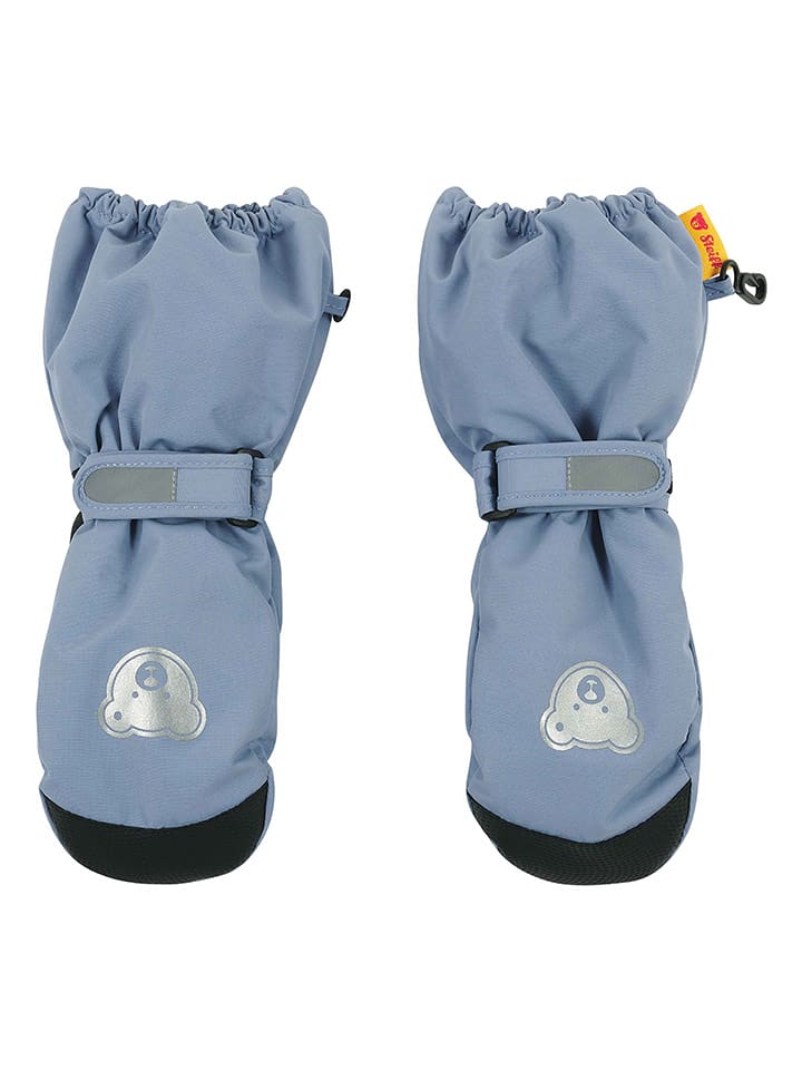 Steiff Rękawiczki funkcyjne w kolorze błękitno-czarnym rozmiar: 92/98