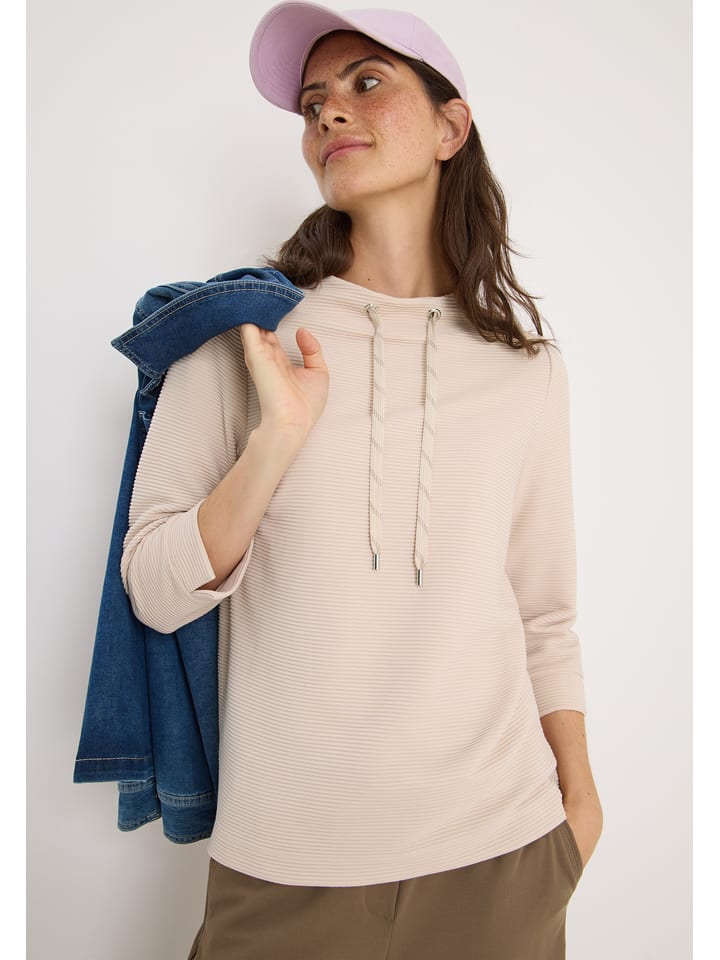 Cecil Bluza w kolorze beżowym rozmiar: XXL