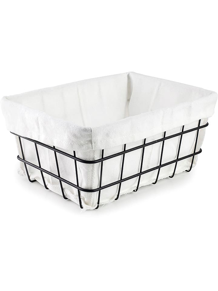 Ibili Koszyk w kolorze czarno-białym na pieczywo - 20 x 16 cm rozmiar: onesize