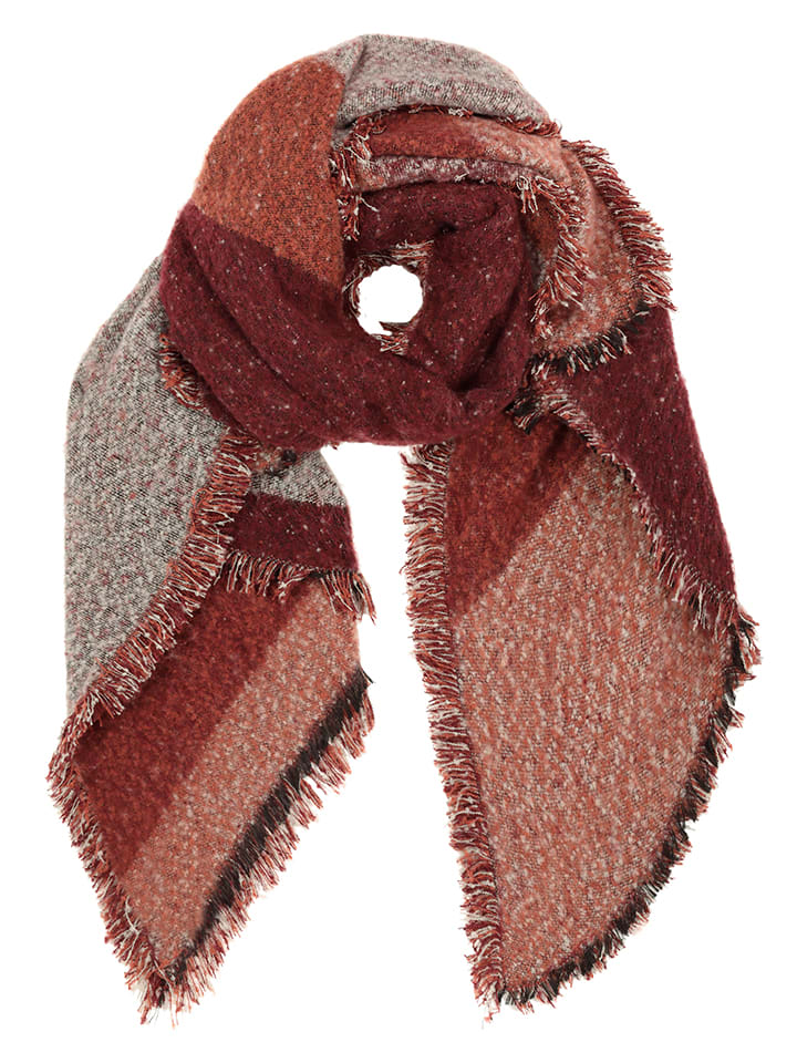 Sublevel Szal w kolorze ciemnoczerwonym rozmiar: onesize