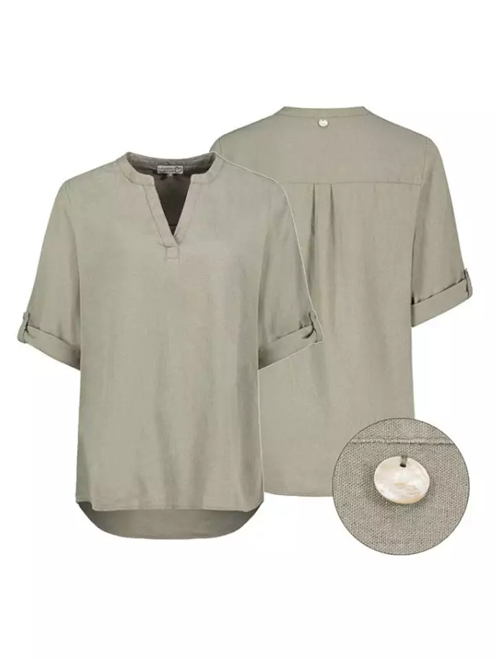 Eight2Nine Bluzka w kolorze khaki rozmiar: XL