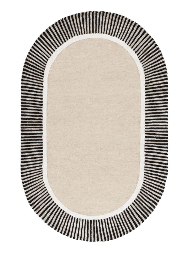 Safavieh Wełniany dywan "Fifth Avenue" w kolorze beżowo-czarnym rozmiar: 183x274 cm